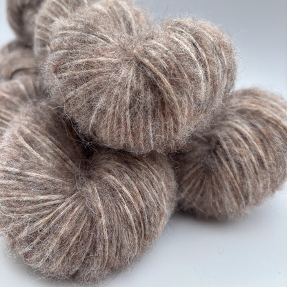 Alpaca Blow / Naturbrun (ufarvet)