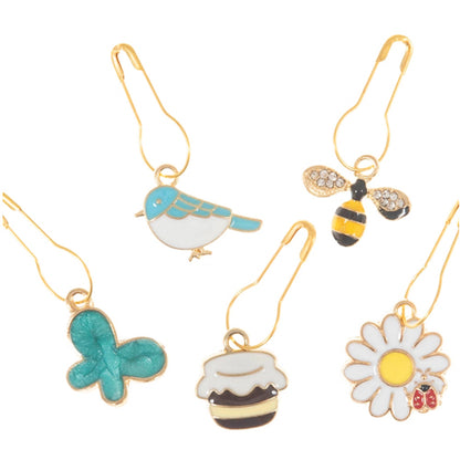 Maskemarkører med motiver - 5 stk.