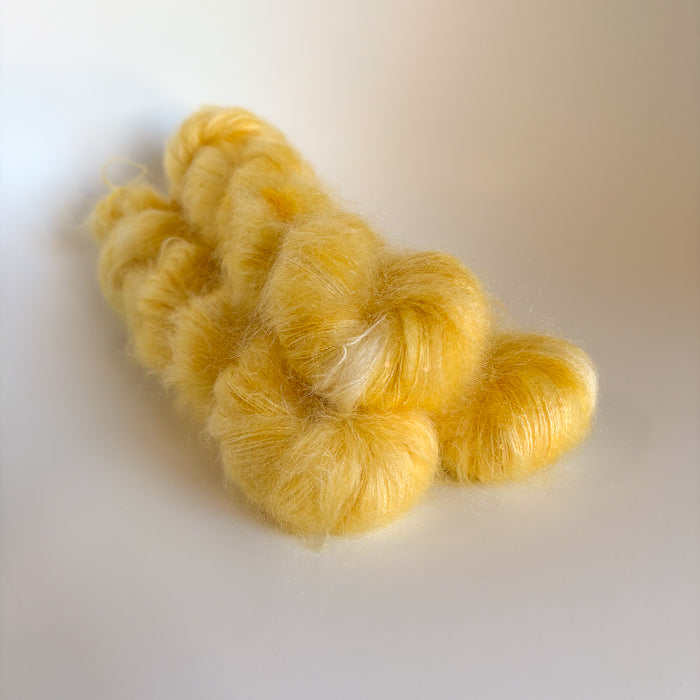 Silk Mohair Sparkle / Bananas