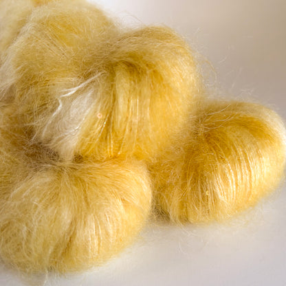 Silk Mohair Sparkle / Bananas