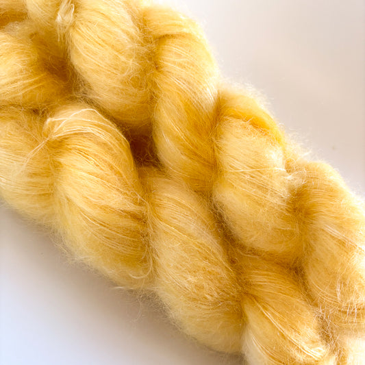 Silk Mohair Sparkle / Bananas
