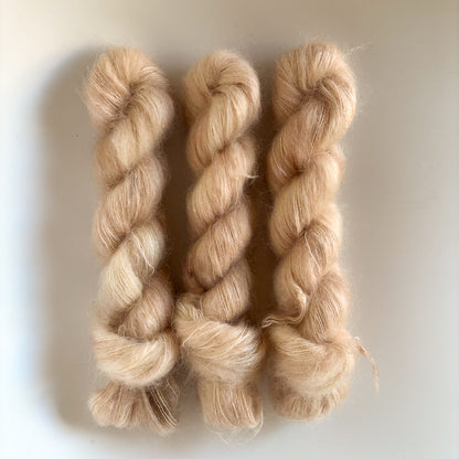 Silk Mohair Sparkle / Cappuccino