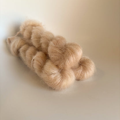 Silk Mohair Sparkle / Cappuccino
