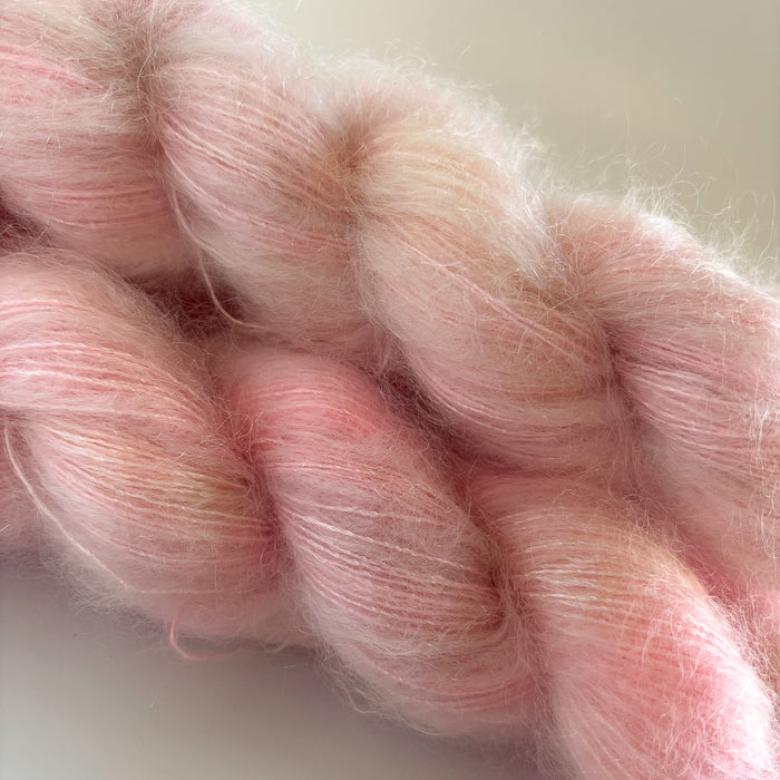 Silk Mohair Sparkle / Make Me Blush