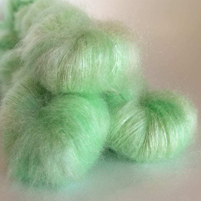 Silk Mohair Sparkle / Mint To Be
