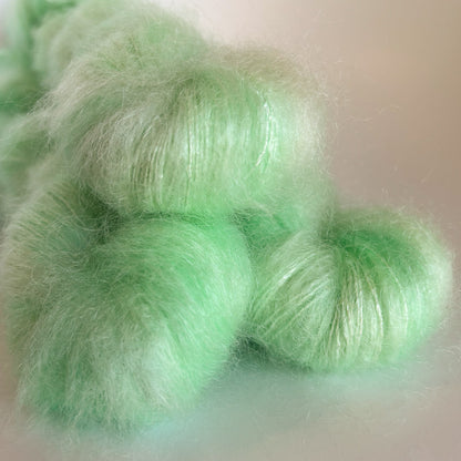Silk Mohair Sparkle / Mint To Be